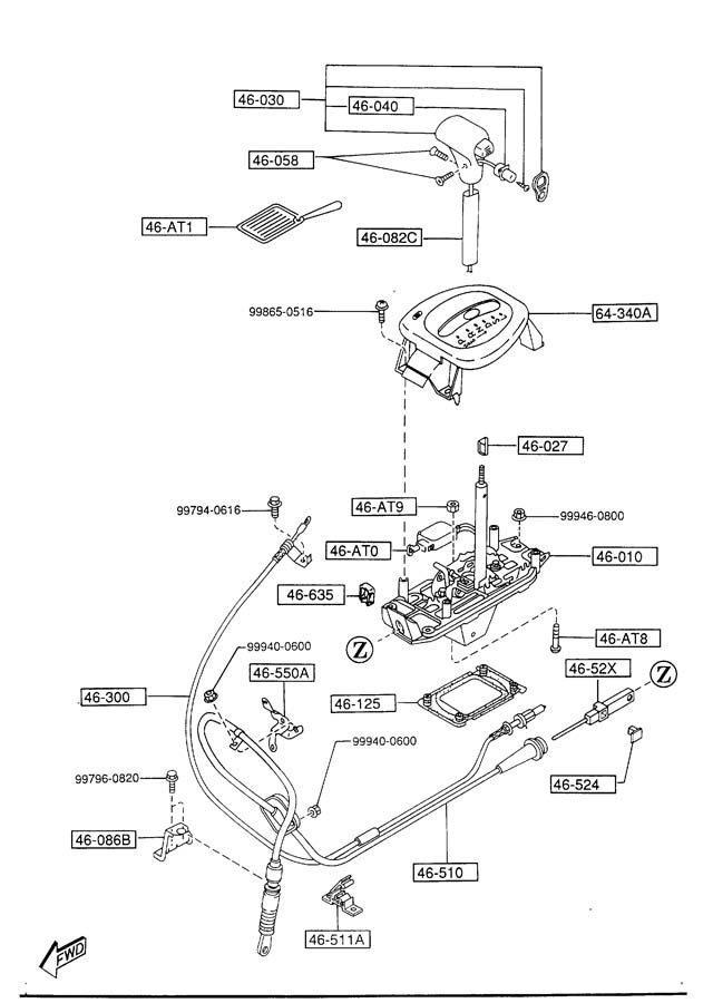 [DIAGRAM] 2001 Mazda 626 Transmission Diagram