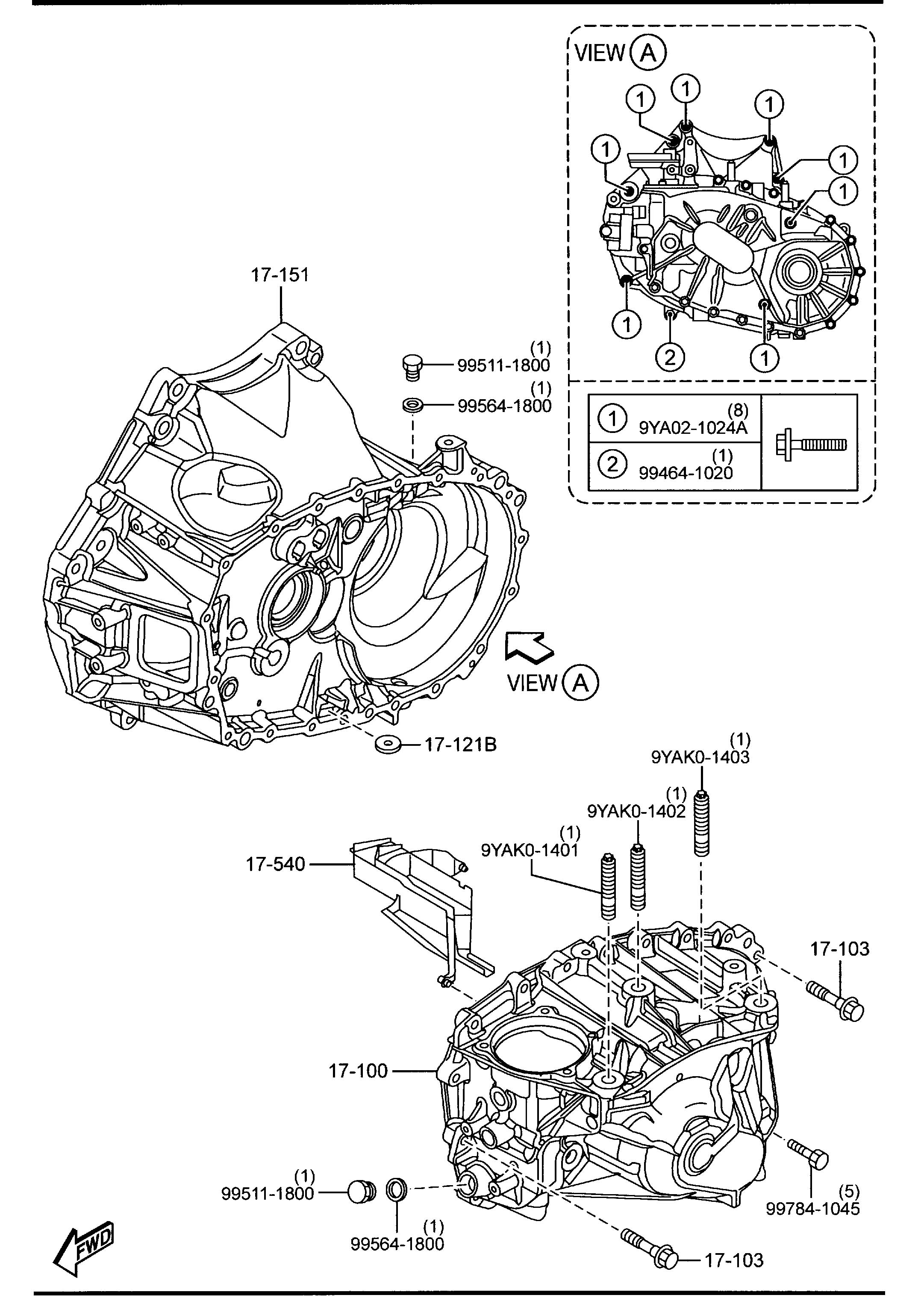 Mazda CX-5 Stud - 9YAK01401 | Jim Ellis Mazda Parts, Marietta GA