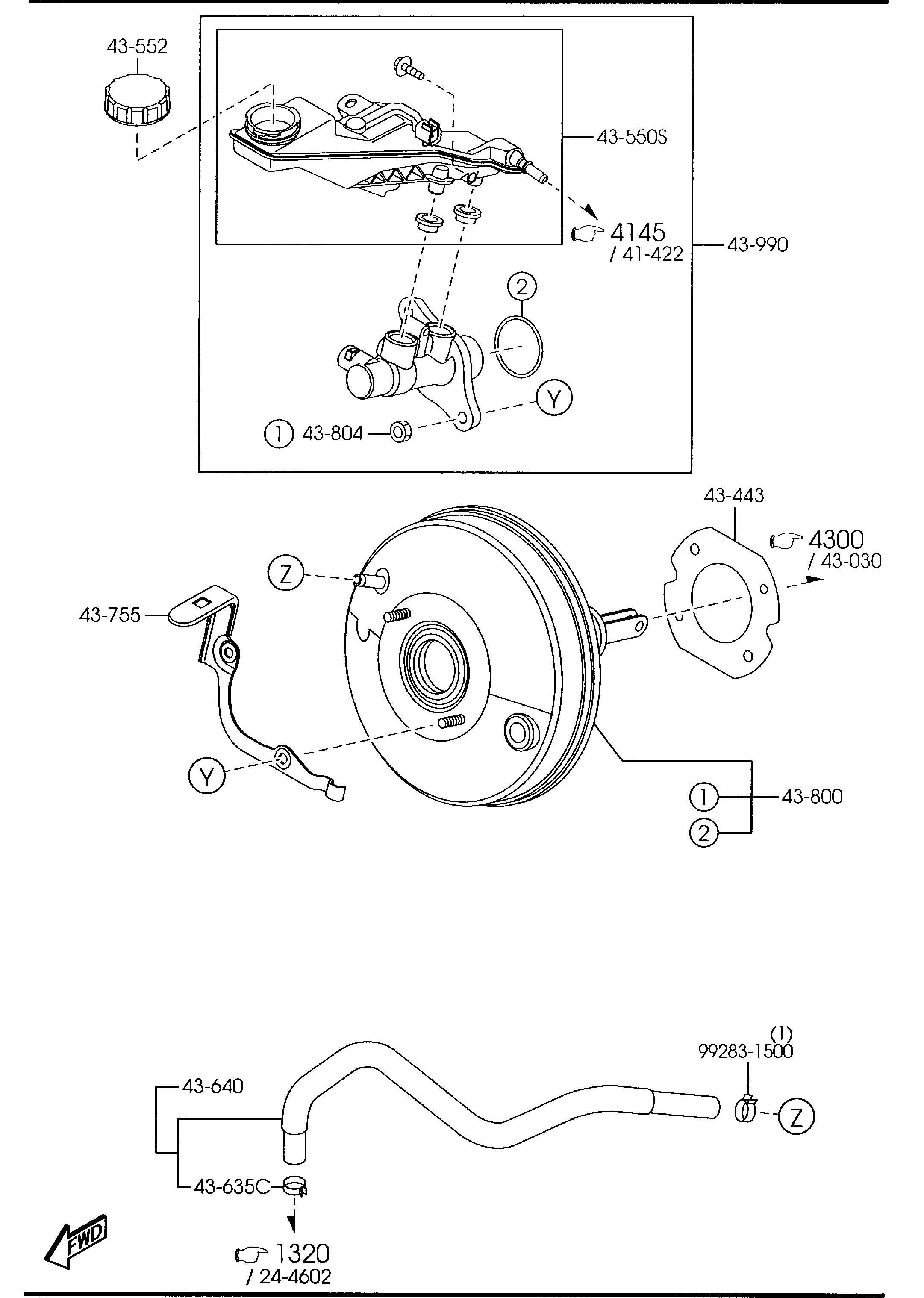 2013 Mazda CX5 Brake Master Cylinder. CYLINDER., TANDEM MASTER. 2.5