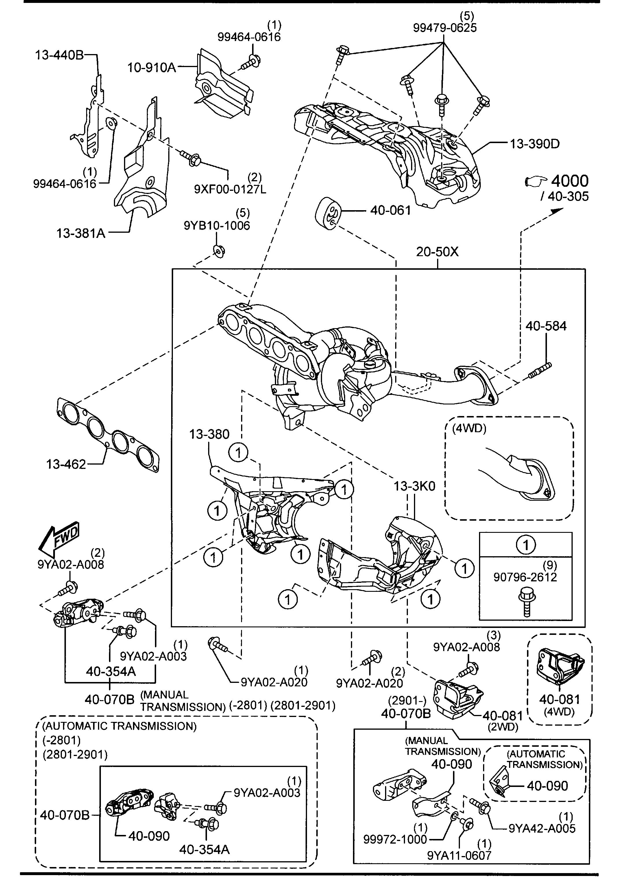 2020 Mazda Mx 5 Miata Catalytic Converter With Integrated Exhaust Manifold Pe042050xa Jim