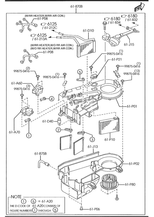 Mazda MPV Hvac Blower Motor - LC7461P80 | Jim Ellis Mazda Parts, Atlanta GA