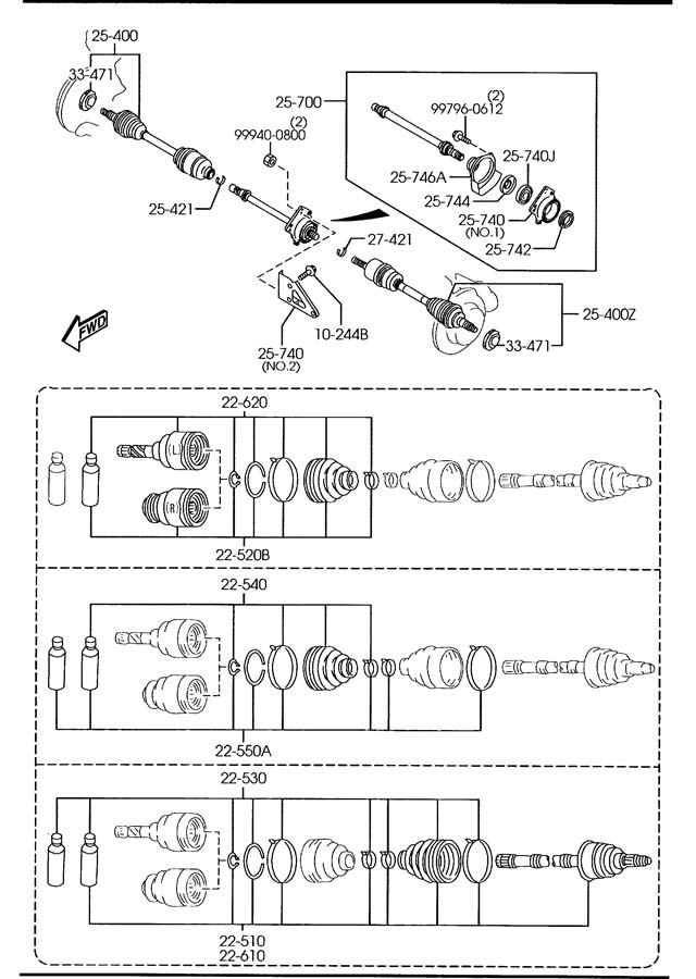 GA2125742 - Mazda Cv axle shaft seal. Outer seal. Seal, dust. Mazda6; 3