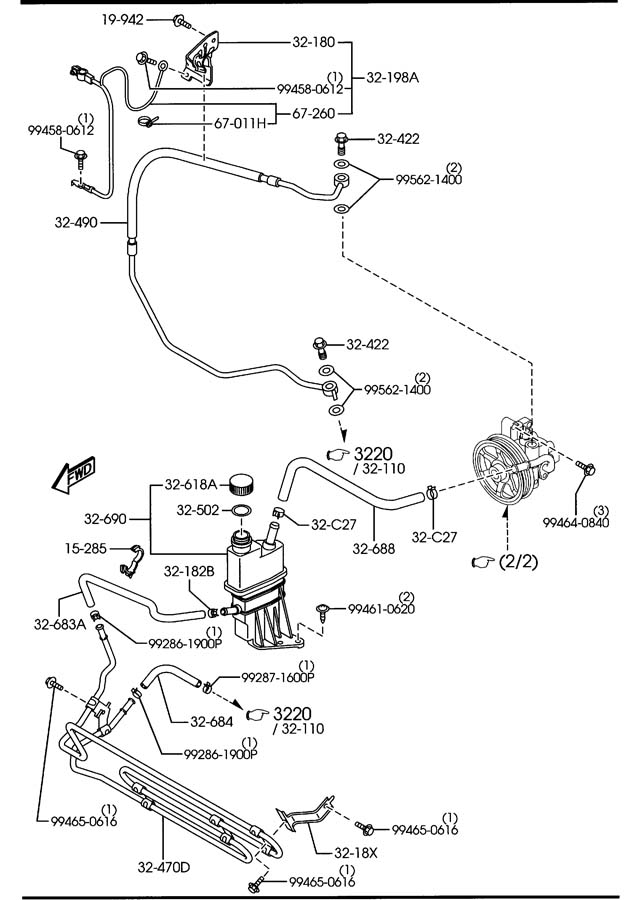 B51167C91 - Mazda Clip. Columns, canada | Jim Ellis Mazda Parts, Atlanta GA