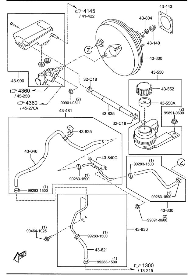 2012 Mazda Mazda 2 Power Brake Booster - DFY14380Z | Jim Ellis Mazda ...