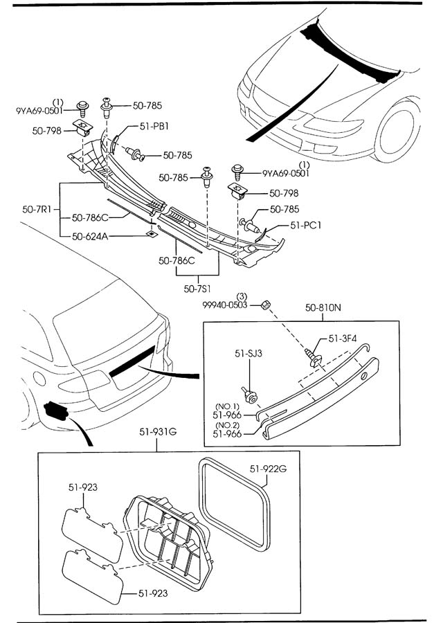 Parts Manual For 2004 Mazda 6 Wagon