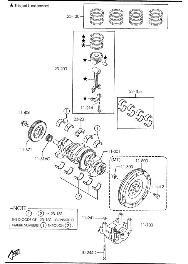 Mazda Mazda 6 Clutch Flywheel. Mazda6; 2.3L - L30511500C | Jim Ellis ...