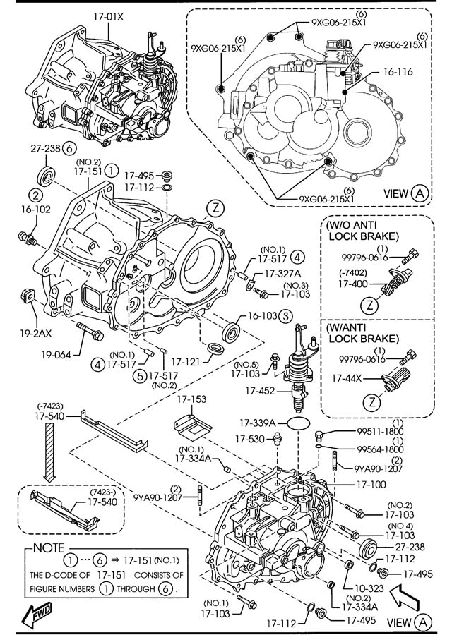 2006 Mazda 3 Manual Transmission