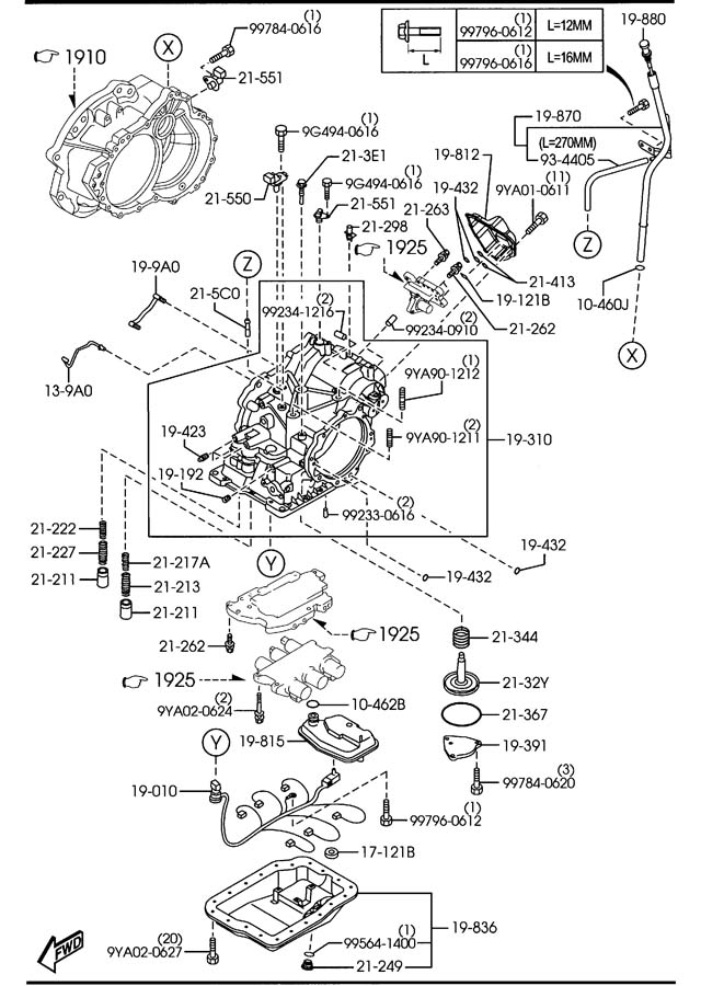 Mazda 5 Speed Transmission Diagram