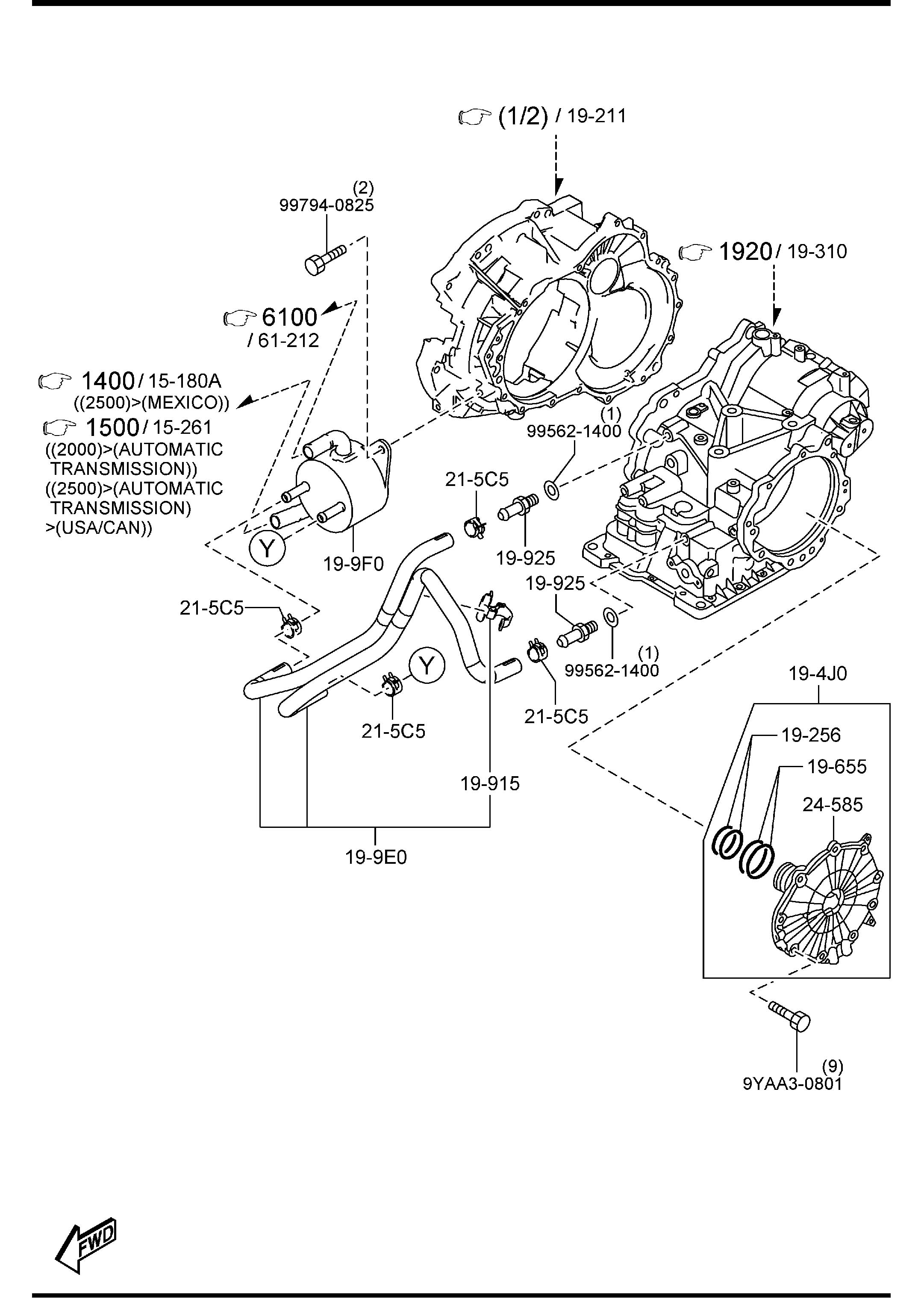 FSKC199F0 - Mazda Automatic Transmission Oil Cooler. DESIGN | Jim Ellis ...