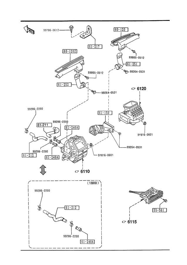 B45561240A - Mazda Connector, Water Hose | Jim Ellis Mazda Parts ...