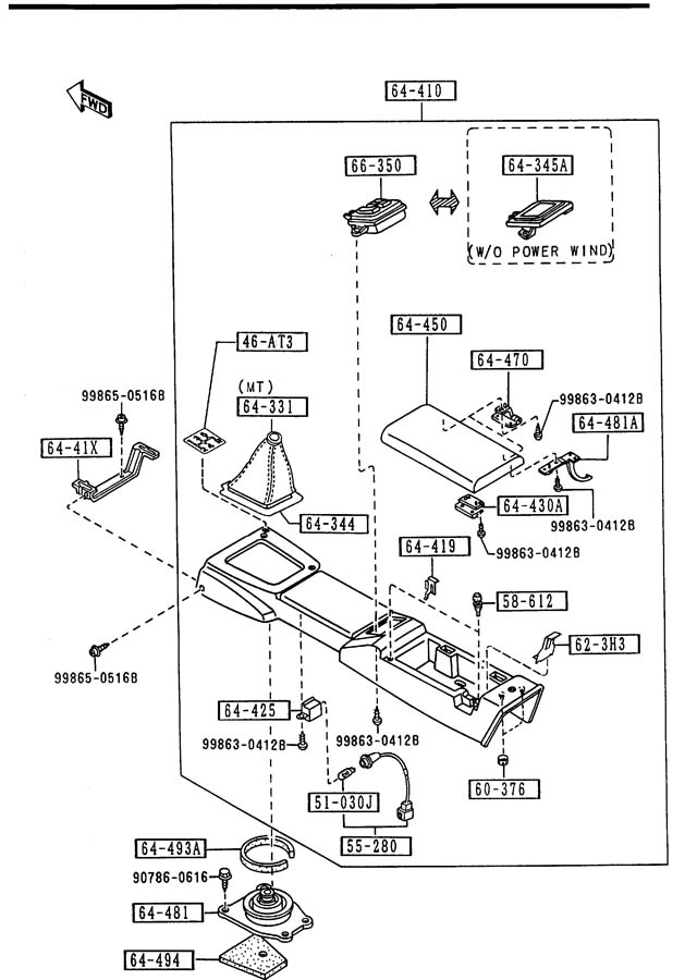 1991 Mazda Miata Engine Diagram