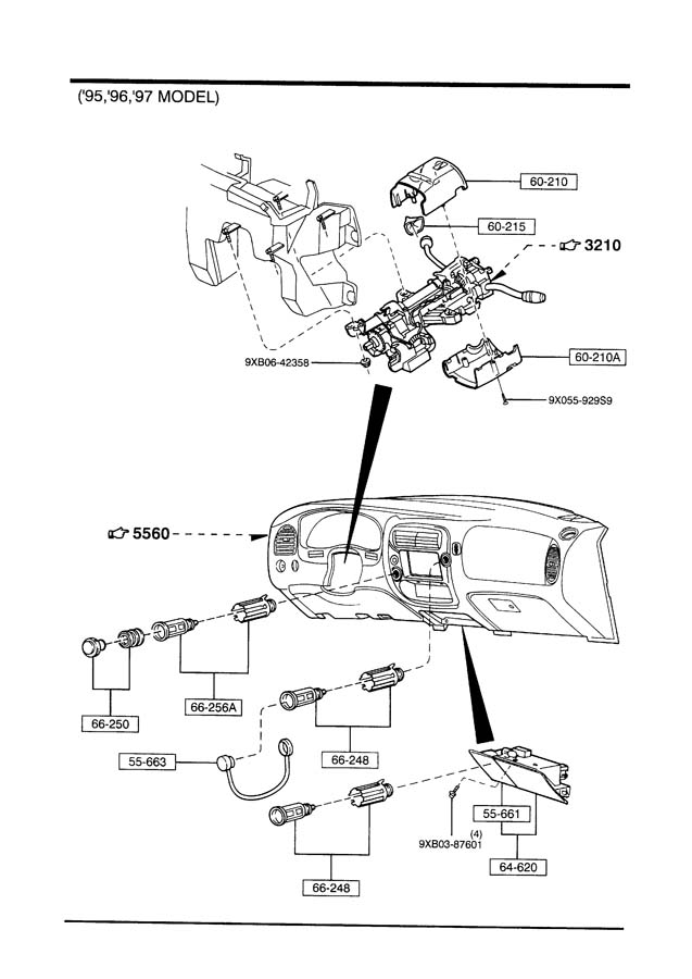 Mazda B4000 12 Volt Accessory Power Outlet. Lighter. Equipment ...