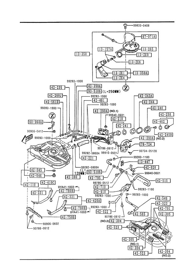 B45542241 - Mazda Filler. Neck. Hose. HOS. Fuel. Fuel Filler | Jim ...