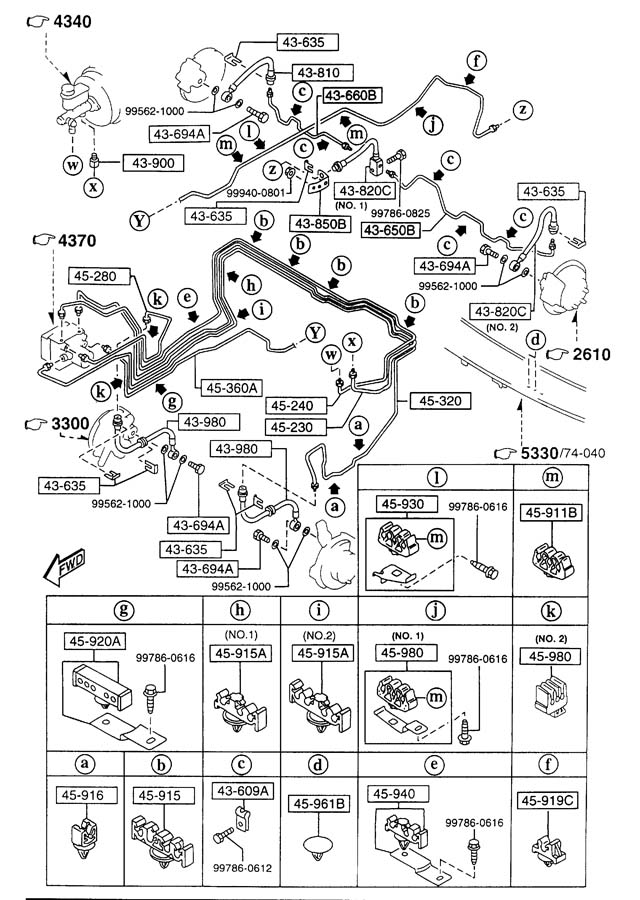 LB8243900  mazda Brake Proportioning Valve  Jim Ellis Mazda Parts