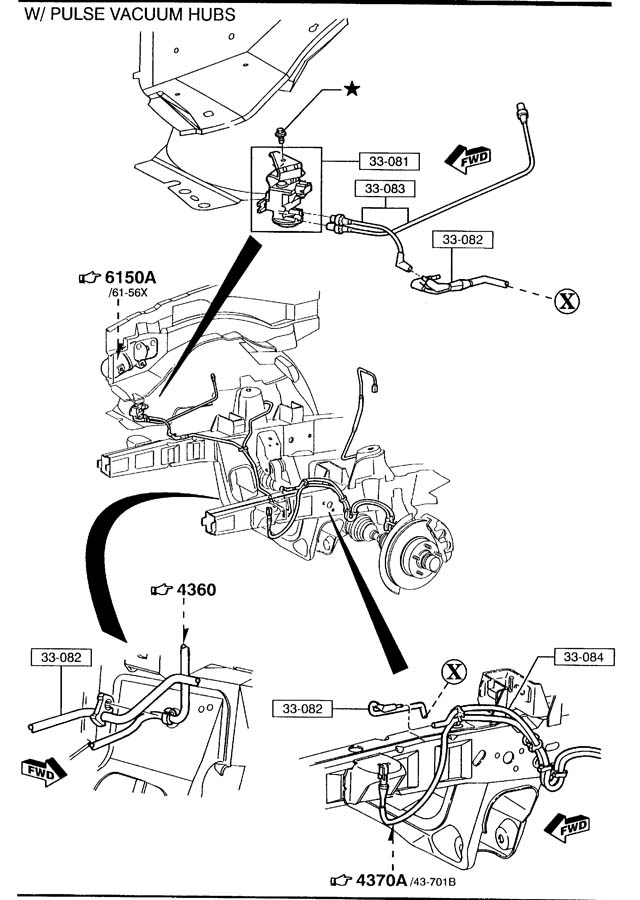 1999 Mazda B4000 Hub kit, auto locking - ZZP0332XY | Jim ...