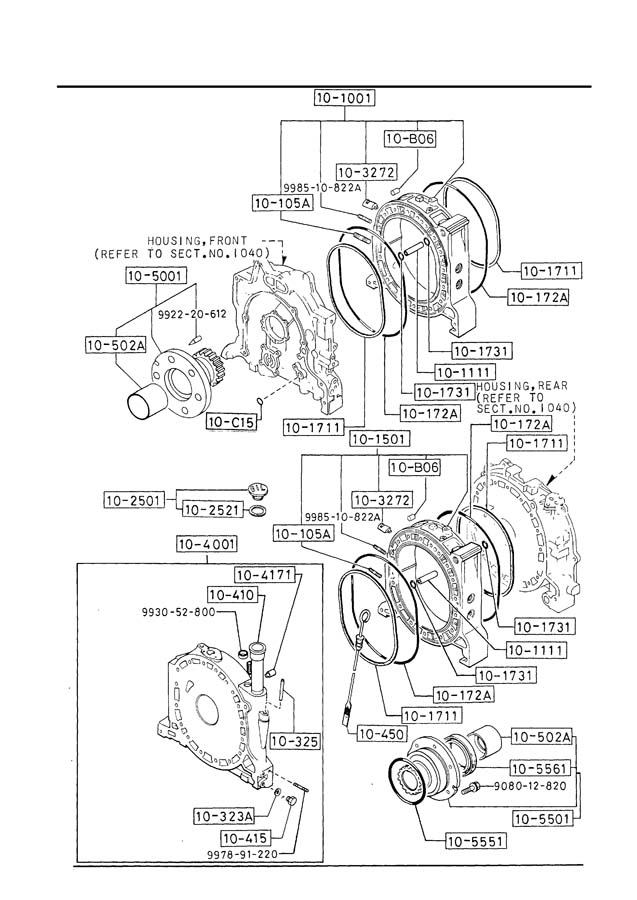 Mazda RX-7 O - ring. Rx-7. Rx-8. Rx7. Housings - N32610B71A | Jim Ellis ...