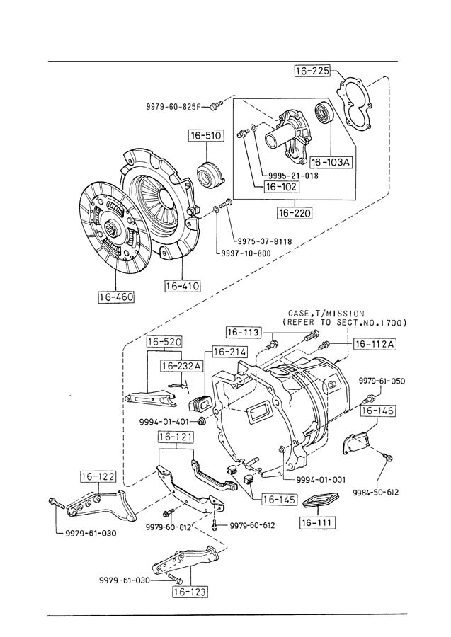 1988 Mazda B2200 Clutch Release Arm. Good - FE6616520 | Jim Ellis Mazda ...