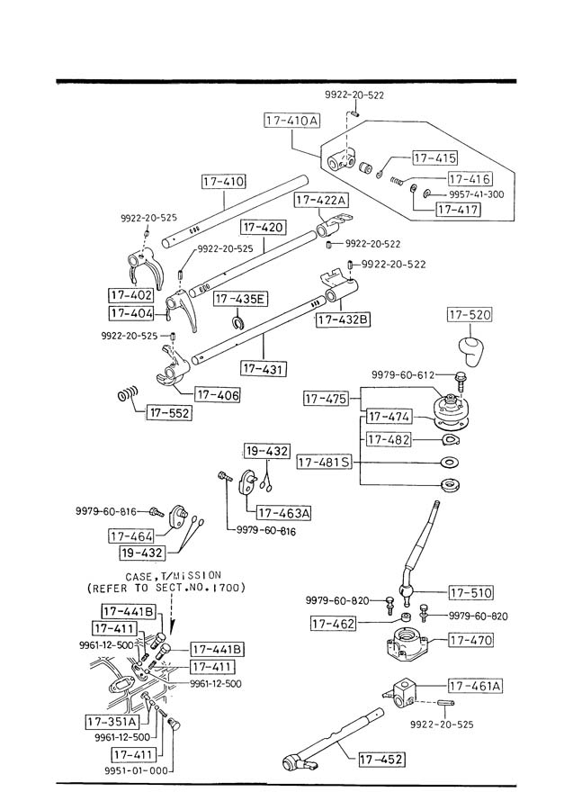 1990 Mazda B2200 Shift Fork - R50117402A | Jim Ellis Mazda Parts ...