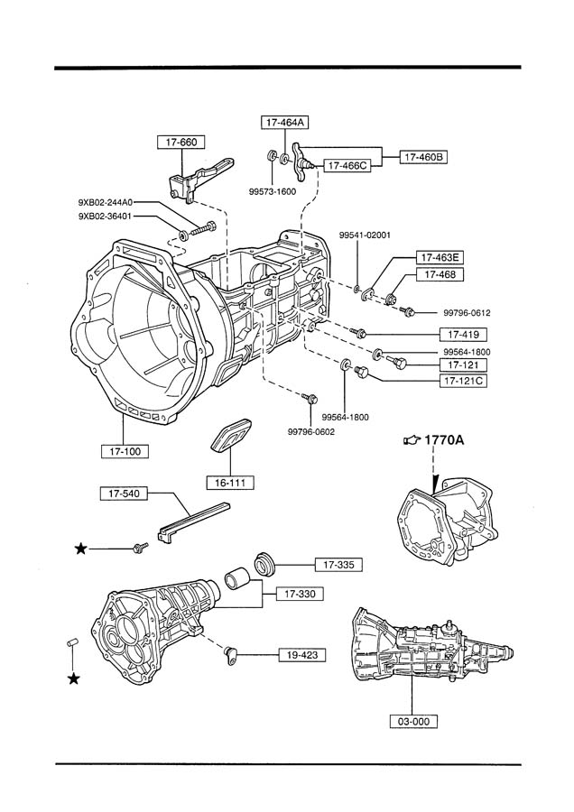 Mazda B4000 Parts Diagram