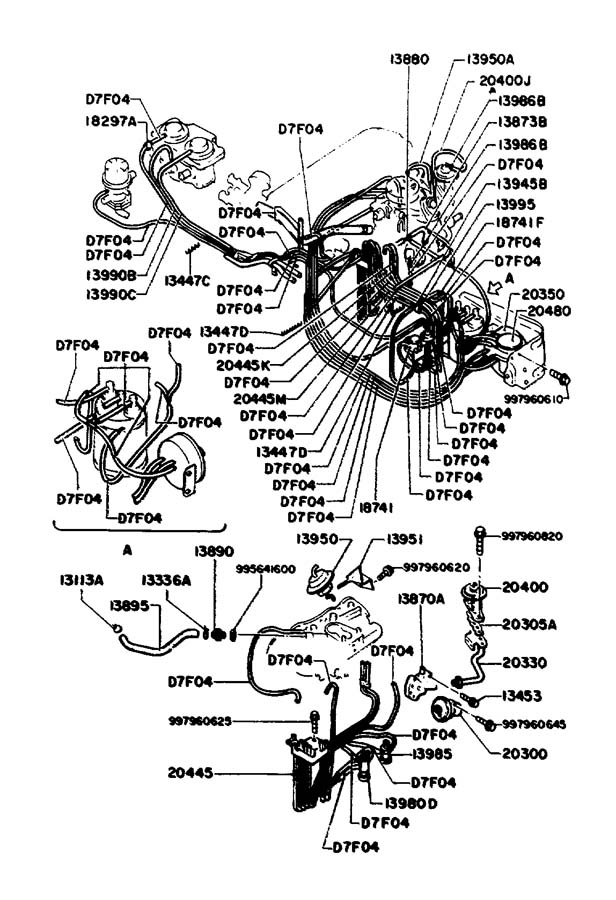 Mazda 626 Engine Diagrams