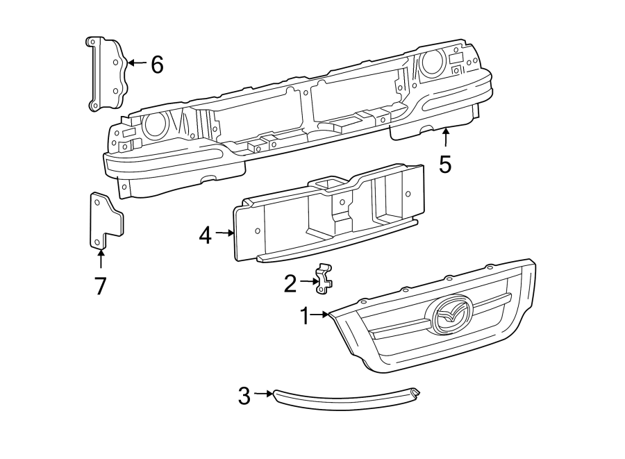 Mazda B4000 Parts Diagram