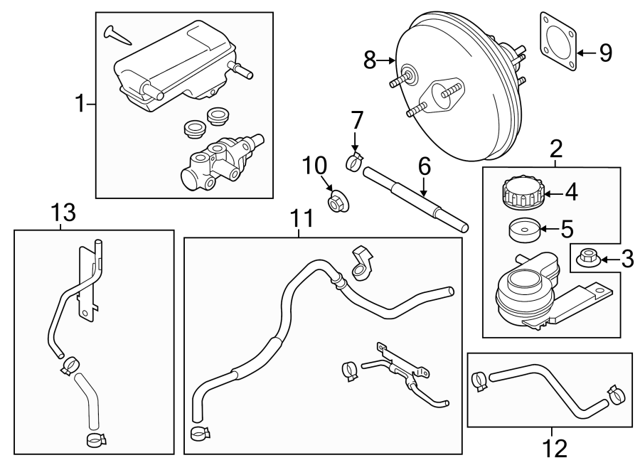 2012 Mazda Mazda 2 Power Brake Booster - DFY14380Z | Jim Ellis Mazda ...